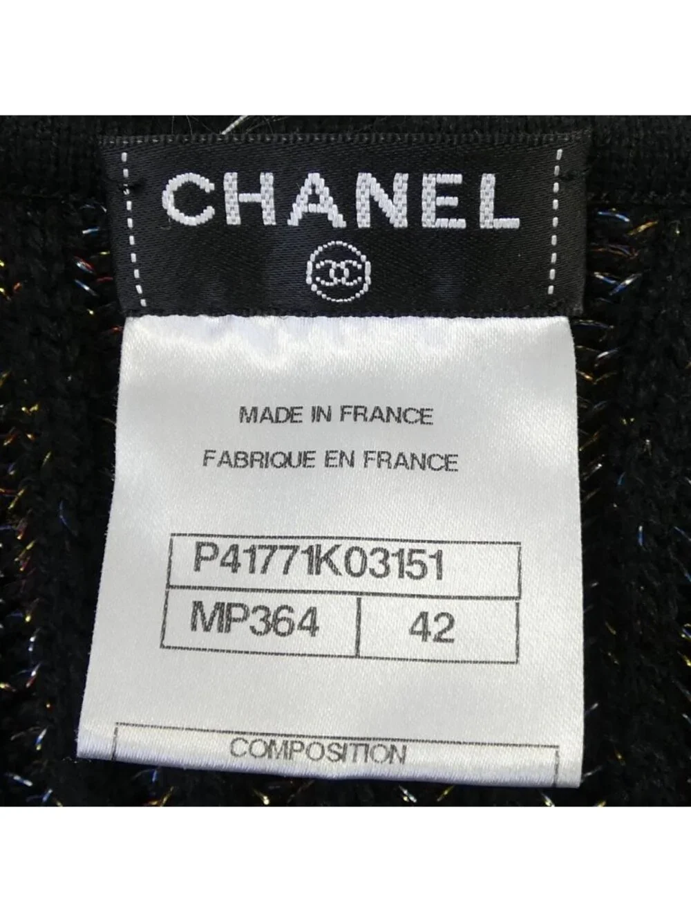 Chanel Cardigan Black
